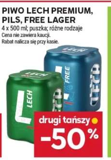 Piwo Lech Premium 4-pak +1 wariant