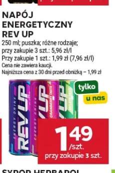 Napój energetyczny Rev Up