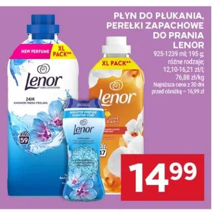 Płyn do płukania Lenor +1 wariant
