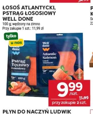 Łosoś atlantycki wędzony na zimno Well Done +1 wariant