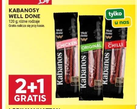 Kabanosy Chicken Well Done +2 warianty