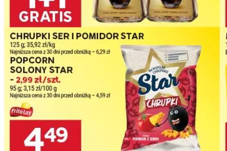 Chrupki ser i pomidor Star +1 wariant