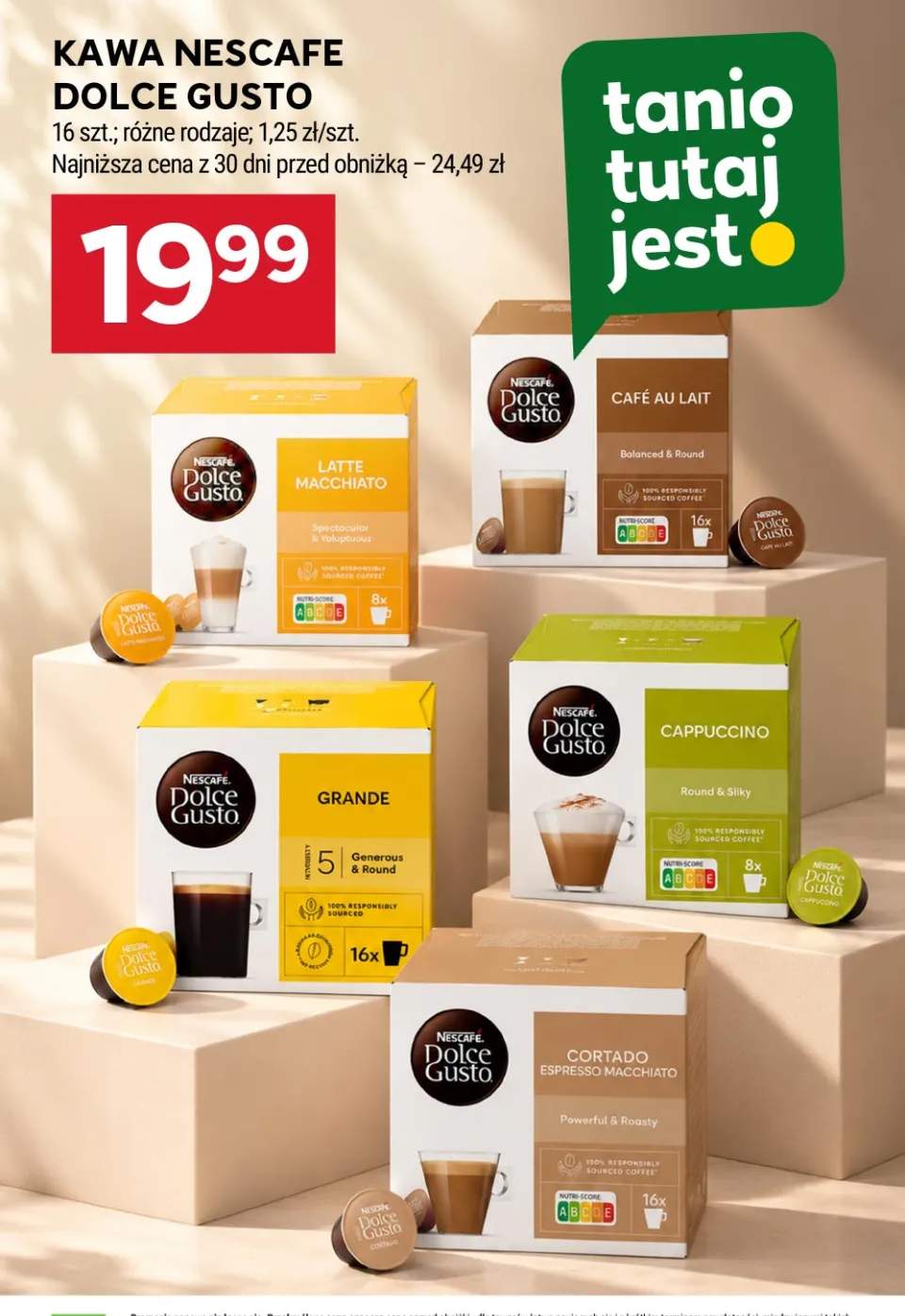 Kawa Nescafe Dolce Gusto Café au Lait +4 warianty