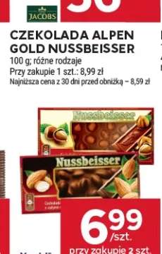 Czekolada Nussbeisser Alpen Gold