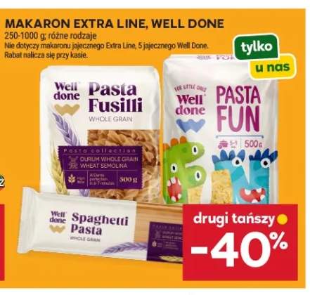 Makaron Extra Line, Well Done
