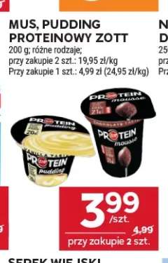 Pudding proteinowy Zott +1 wariant