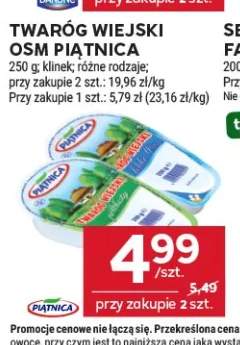 Twaróg wiejski OSM Piątnica klinek