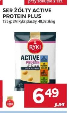 Ser żółty Active Protein Plus w plastrach SM Ryki