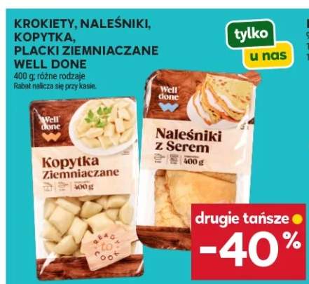 Krokiety, naleśniki, kopytka, placki ziemniaczane Well Done