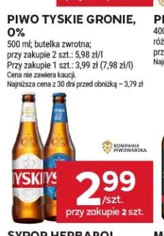 Piwo Tyskie Gronie +1 wariant