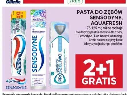 Pasta do zębów Aquafresh +1 wariant