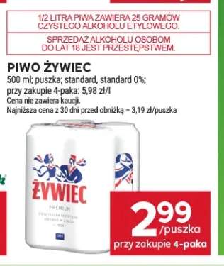 Piwo Żywiec +1 wariant