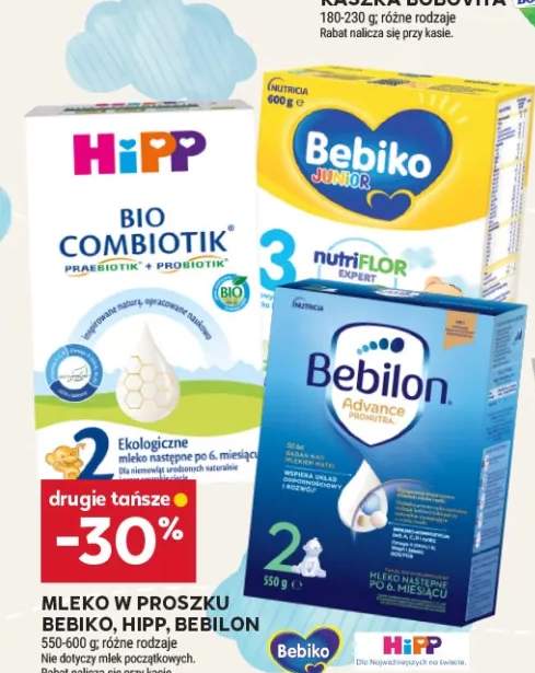 Mleko w proszku Bebiko +2 warianty