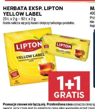 Herbata ekspresowa Lipton Yellow Label