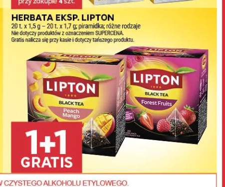 Herbata ekspresowa piramidki Lipton Peach Mango +1 wariant
