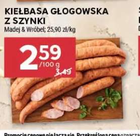 Kiełbasa głogowska z szynki Madej & Wróbel