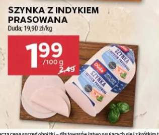 Szynka z indykiem prasowana Duda