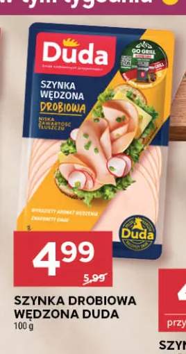 Szynka drobiowa wędzona Duda