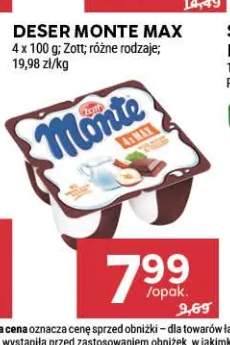 Deser Monte Max 4-pak Zott