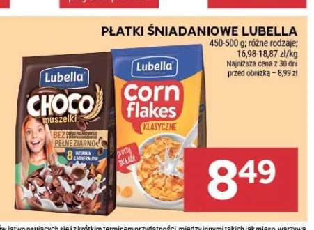 Płatki śniadaniowe Lubella