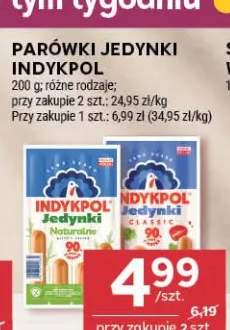 Parówki Jedynki Indykpol