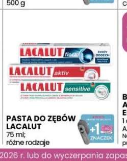 Pasta do zębów Lacalut flora +2 warianty
