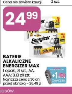 Baterie alkaliczne Energizer Max Aa +1 wariant