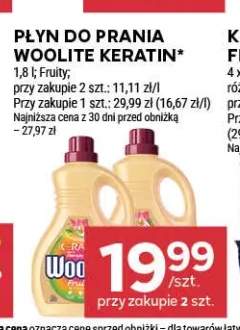 Płyn do prania Woolite Keratin Fruity