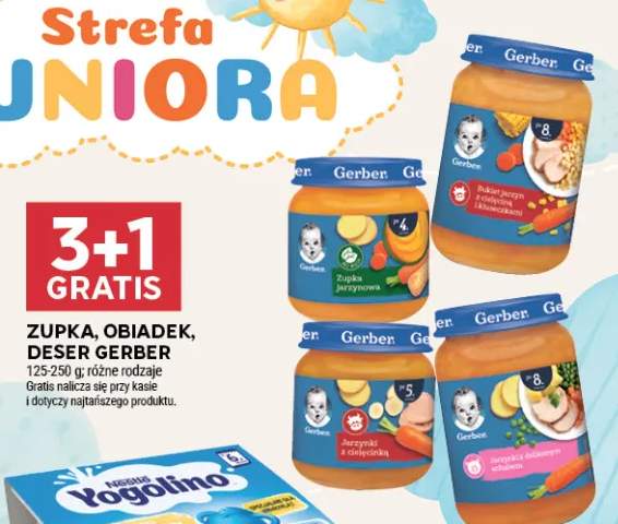 Zupka obiadek deser Gerber