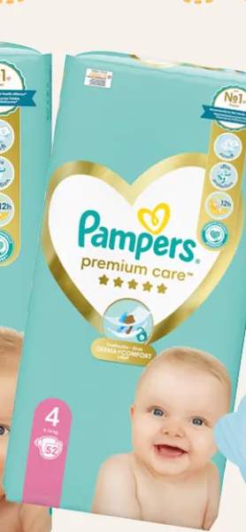 Pieluchy Pampers Premium Care rozmiar 4