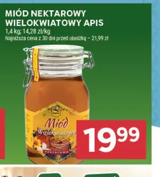 Miód nektarowy wielokwiatowy Apis