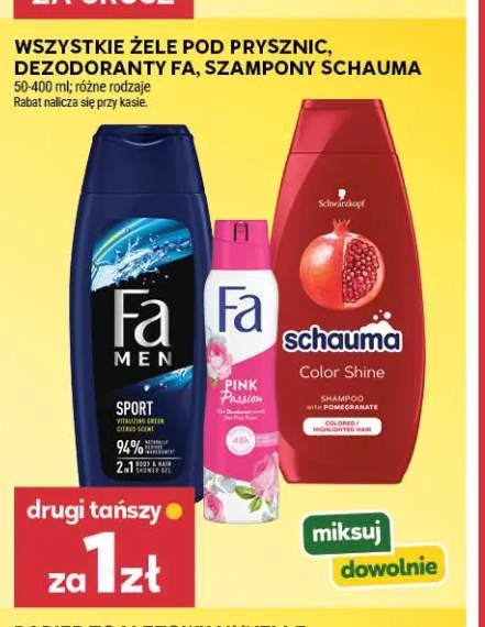 Żel pod prysznic Fa Men Sport +3 warianty