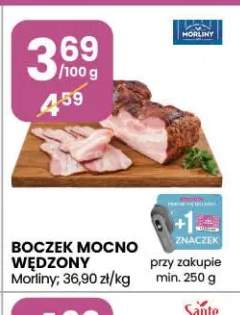 Boczek mocno wędzony Morliny