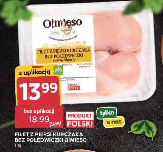 Filet z piersi kurczaka bez polędwiczki O!mięso