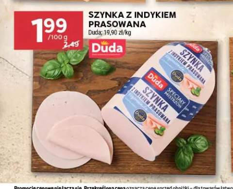 Szynka z indykiem prasowana Duda