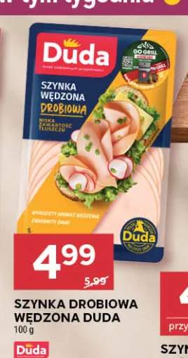 Szynka drobiowa wędzona Duda