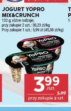 Jogurt YoPro Mix & Crunch