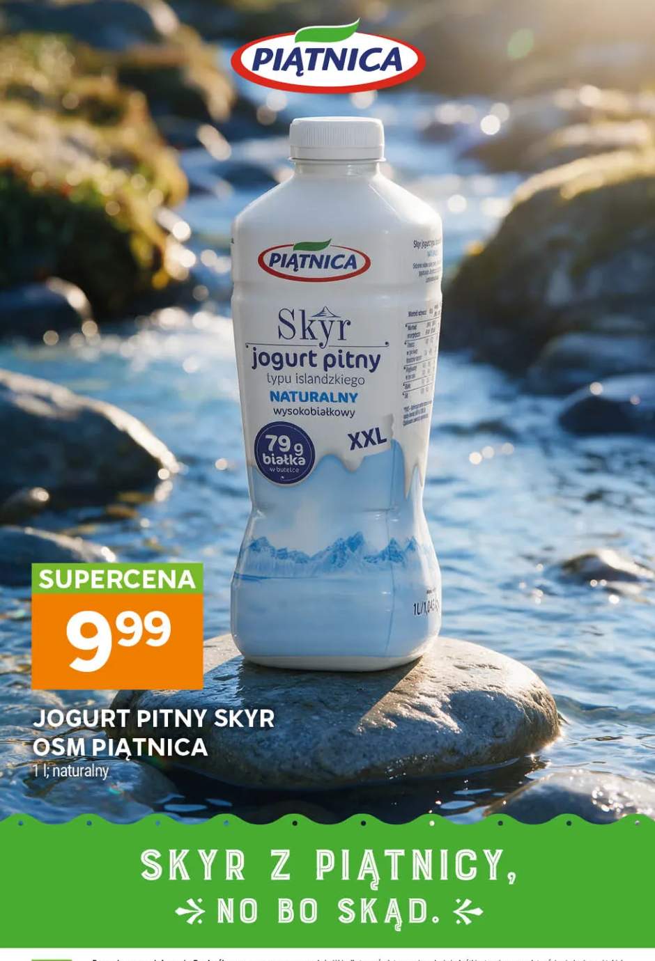 Jogurt pitny Skyr naturalny OSM Piątnica