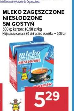 Mleko zagęszczone niesłodzone SM Gostyń
