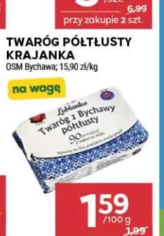 Twaróg półtłusty krajanka OSM Bychawa