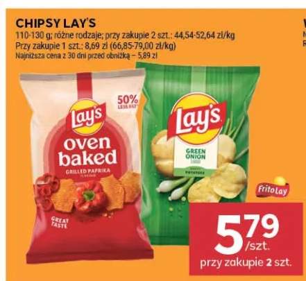 Chipsy Lay's zielona cebulka +1 wariant