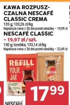 Kawa rozpuszczalna Nescafé Classic Crema +1 wariant