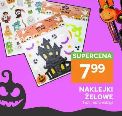 Naklejki żelowe Halloween