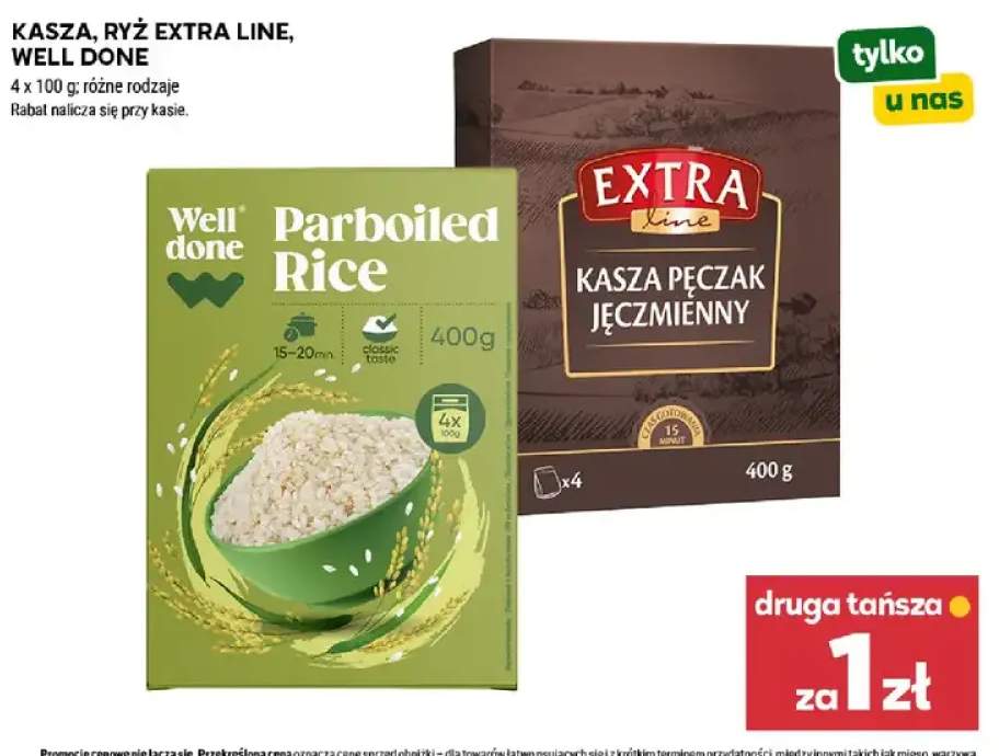 Kasza pęczak jęczmienny Extra Line +1 wariant