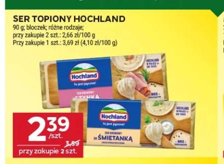 Ser topiony bloczek z szynką Hochland +1 wariant