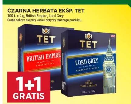 Czarna herbata ekspresowa Tet British Empire +1 wariant