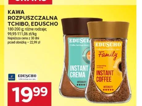 Kawa rozpuszczalna Eduscho Instant Crema +1 wariant