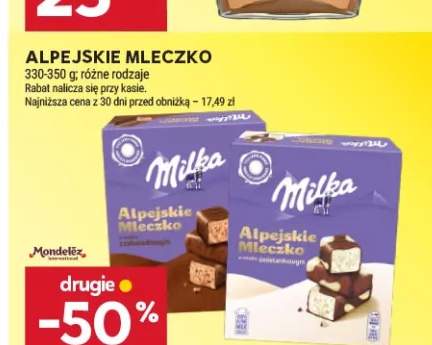 Alpejskie Mleczko Milka