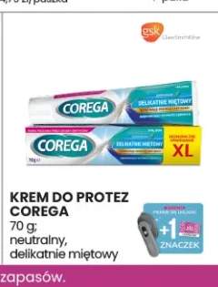 Krem do protez neutralny Corega +1 wariant