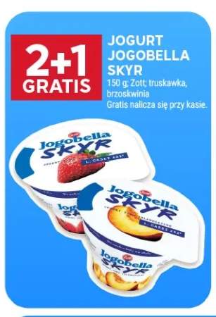 Jogurt Jogobella Skyr brzoskwinia Zott +1 wariant